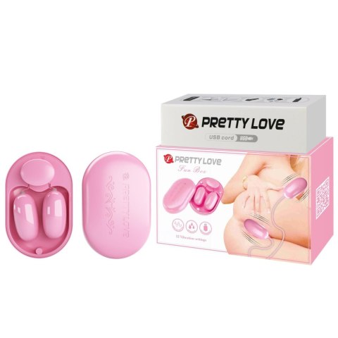PRETTY LOVE - Fun Box Pink, 12 vibration functions Pretty Love PRETTY LOVE - Fun Box Pink, 12 vibration functions Pretty Love