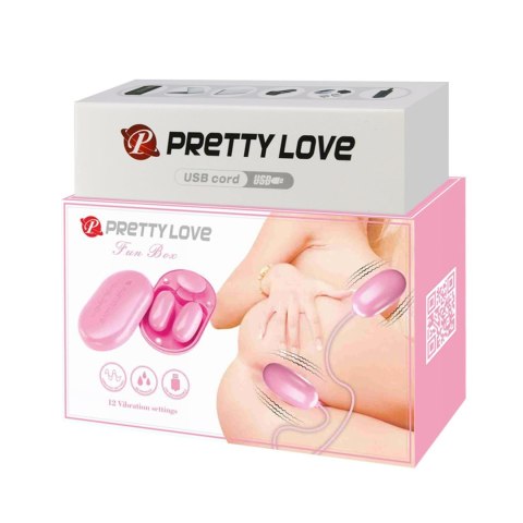 PRETTY LOVE - Fun Box Pink, 12 vibration functions Pretty Love PRETTY LOVE - Fun Box Pink, 12 vibration functions Pretty Love