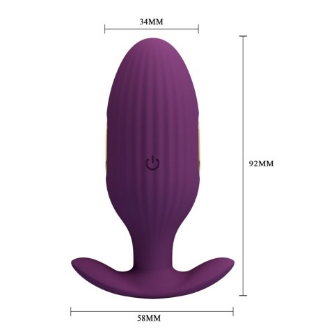 PRETTY LOVE - Jefferson, 12 vibration functions 3 electric shock functions Mobile APP Long-distance Control Pretty Love PRETTY LOVE - Jefferson, 12 vibration functions 3 electric shock functions Mobile APP Long-distance Control Pretty Love