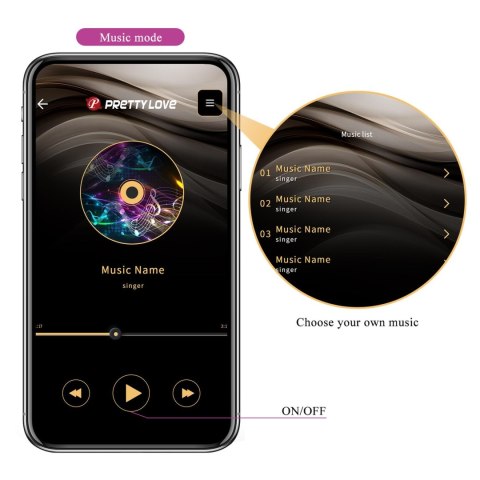 PRETTY LOVE - Jefferson, 12 vibration functions 3 electric shock functions Mobile APP Long-distance Control Pretty Love PRETTY LOVE - Jefferson, 12 vibration functions 3 electric shock functions Mobile APP Long-distance Control Pretty Love