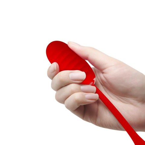 PRETTY LOVE - KIRK EGG Red 12 function vibrations Pretty Love PRETTY LOVE - KIRK EGG Red 12 function vibrations Pretty Love