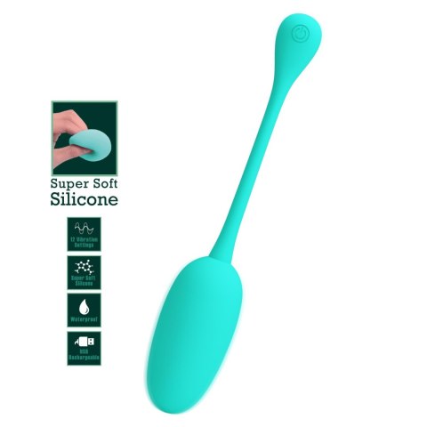 PRETTY LOVE - KNUCKER Green, 12 vibration functions Memory function Pretty Love PRETTY LOVE - KNUCKER Green, 12 vibration functions Memory function Pretty Love