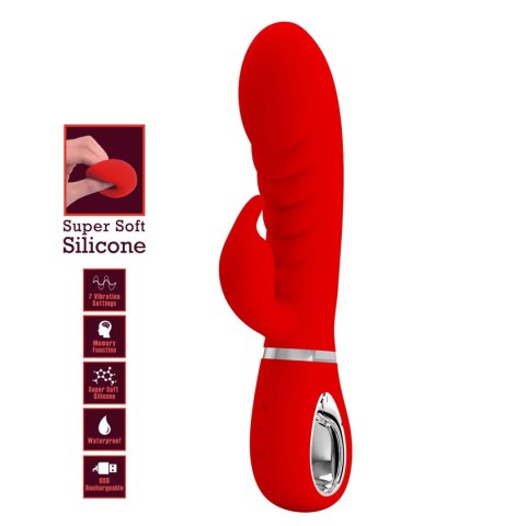 PRETTY LOVE - PRESCOTT Red 7 function vibrations Pretty Love PRETTY LOVE - PRESCOTT Red 7 function vibrations Pretty Love
