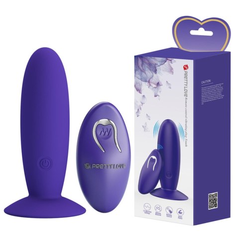 PRETTY LOVE - Remotr control vibrating plug - Youth, Wireless remote control 12 vibration functions Suction base Pretty Love PRETTY LOVE - Remotr control vibrating plug - Youth, Wireless remote control 12 vibration functions Suction base Pretty Love