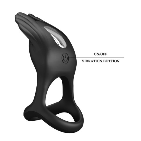 PRETTY LOVE - VIBRANT PENIS RING SILAS Black, 7 vibration functions Pretty Love PRETTY LOVE - VIBRANT PENIS RING SILAS Black, 7 vibration functions Pretty Love
