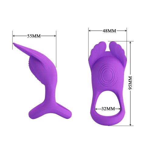 PRETTY LOVE - VIBRANT PENIS RING SILAS Black, 7 vibration functions Pretty Love PRETTY LOVE - VIBRANT PENIS RING SILAS Black, 7 vibration functions Pretty Love