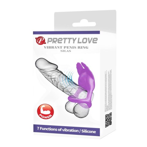 PRETTY LOVE - VIBRANT PENIS RING SILAS Black, 7 vibration functions Pretty Love PRETTY LOVE - VIBRANT PENIS RING SILAS Black, 7 vibration functions Pretty Love