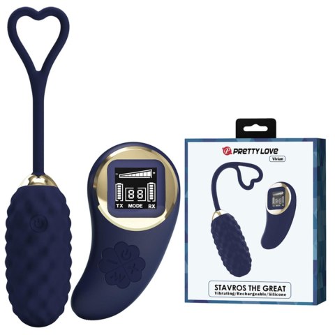 PRETTY LOVE - Vivian Blue, 10 vibration functions 9 speed levels Wireless remote control Pretty Love PRETTY LOVE - Vivian Blue, 10 vibration functions 9 speed levels Wireless remote control Pretty Love