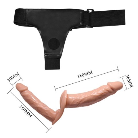 BAILE -STRAP ON DOUBLE DILDOS, 7.1''+5.9'' Baile BAILE -STRAP ON DOUBLE DILDOS, 7.1''+5.9'' Baile
