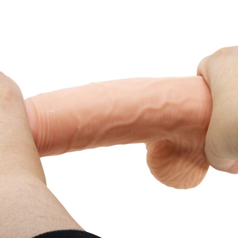 BAILE - Sliding Skin 8,1'' Flesh, Bendable Suction base TPR Baile BAILE - Sliding Skin 8,1'' Flesh, Bendable Suction base TPR Baile