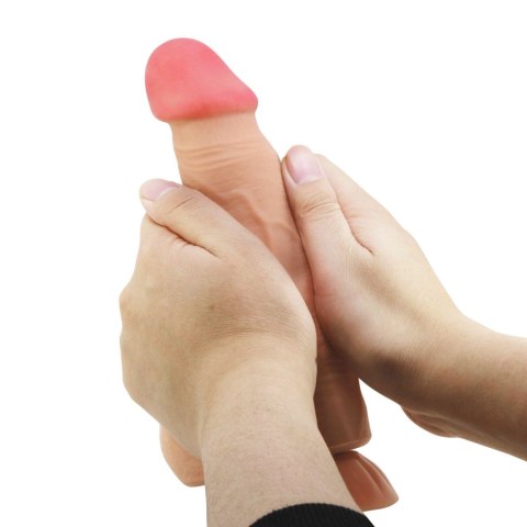 BAILE - Sliding Skin 8,5'' Flesh Suction base Bendable TPR Baile BAILE - Sliding Skin 8,5'' Flesh Suction base Bendable TPR Baile