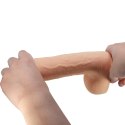 BAILE - Sliding Skin 9,2'' Flesh Suction base TPR Baile BAILE - Sliding Skin 9,2'' Flesh Suction base TPR Baile