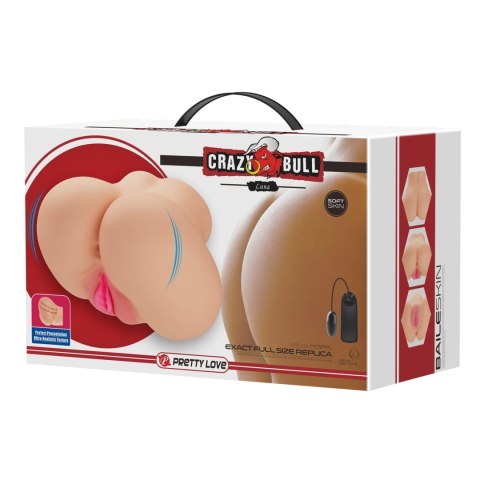 CRAZY BULL - Luna, Vibration Double holes TPR ABS Crazy Bull
