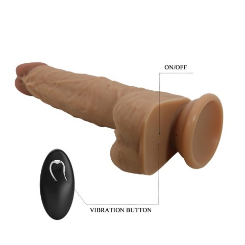 PRETTY LOVE - Jonathan 8,3'' Light Brown, 3 vibration functions Thrusting Wireless remote control Pretty Love PRETTY LOVE - Jonathan 8,3'' Light Brown, 3 vibration functions Thrusting Wireless remote control Pretty Love