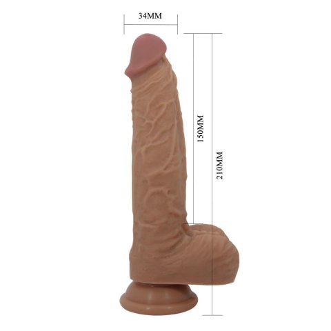 PRETTY LOVE - Jonathan 8,3'' Light Brown, 3 vibration functions Thrusting Wireless remote control Pretty Love PRETTY LOVE - Jonathan 8,3'' Light Brown, 3 vibration functions Thrusting Wireless remote control Pretty Love