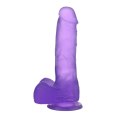 7"" Jelly Studs Crystal Dildo Medium Purple Lovetoy 7"" Jelly Studs Crystal Dildo Medium Purple Lovetoy