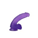 7"" Jelly Studs Crystal Dildo Medium Purple Lovetoy 7"" Jelly Studs Crystal Dildo Medium Purple Lovetoy