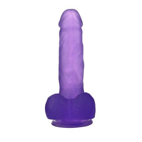 7"" Jelly Studs Crystal Dildo Medium Purple Lovetoy 7"" Jelly Studs Crystal Dildo Medium Purple Lovetoy