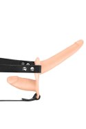 DOUBLE STRAP-ON VIBRATING FLESH STRAP-ON DILDO Fetish Tentation DOUBLE STRAP-ON VIBRATING FLESH STRAP-ON DILDO Fetish Tentation
