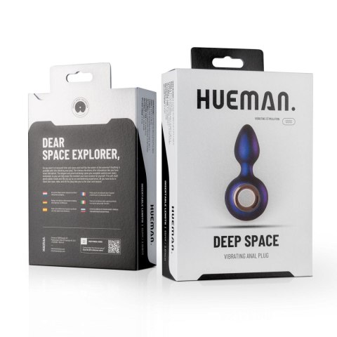 Hueman - Deep Space Vibrating Anal Plug EasyToys Hueman - Deep Space Vibrating Anal Plug EasyToys
