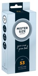 Mister Size 53mm pack of 10 MISTER SIZE Mister Size 53mm pack of 10 MISTER SIZE