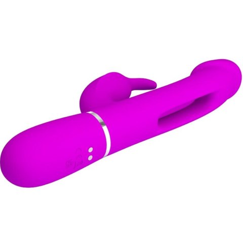 PRETTY LOVE - Kampas Rabbit 3 in 1, multifunction vibrator with tongue violet Pretty Love PRETTY LOVE - Kampas Rabbit 3 in 1, multifunction vibrator with tongue violet Pretty Love