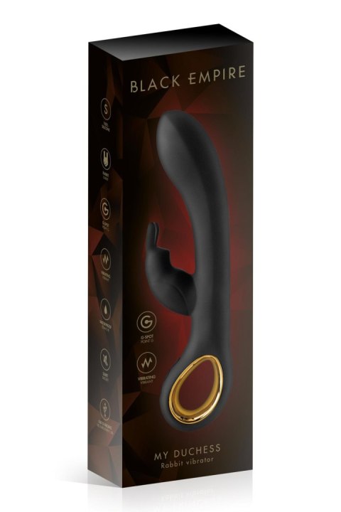 RABBIT MY DUCHESS BLACK EMPIRE VIBRATOR Black Empire RABBIT MY DUCHESS BLACK EMPIRE VIBRATOR Black Empire