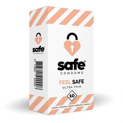 SAFE - Condoms Feel Safe Ultra Thin (10 pcs) Safe