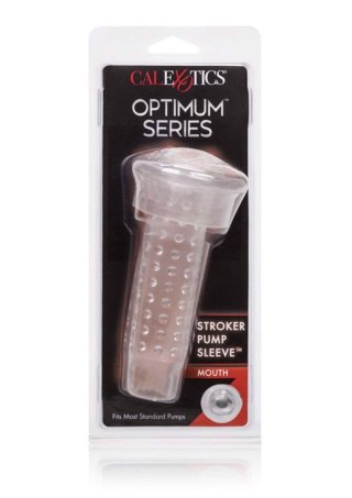 Stroker Pump Sleeve Mouth Transparent CalExotics
