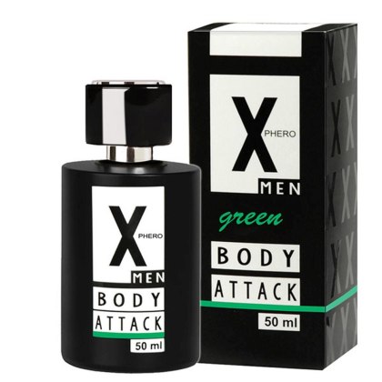 X Phero Men Green - woda toaletowa z feromonami dla mężczyzn, 50 ml