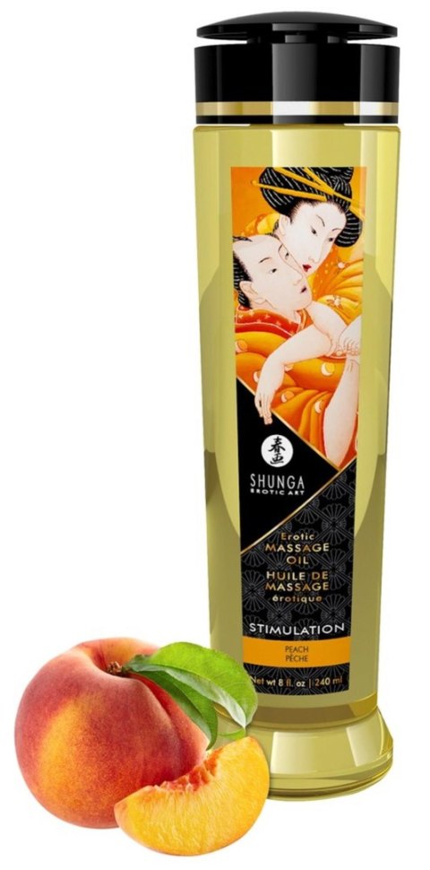 Massage Oil Stimulation PEACH Shunga Massage Oil Stimulation PEACH Shunga