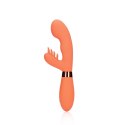 Silicone Rabbit Vibrator with Ribbed Clitoral Stimulator Loveline Silicone Rabbit Vibrator with Ribbed Clitoral Stimulator Loveline