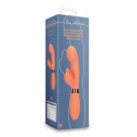 Silicone Rabbit Vibrator with Ribbed Clitoral Stimulator Loveline Silicone Rabbit Vibrator with Ribbed Clitoral Stimulator Loveline