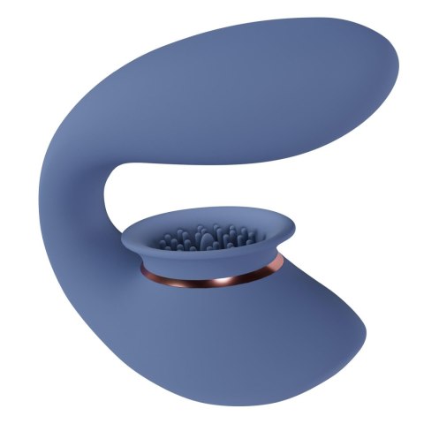 Twitch 3 - Rechargeable Vibrator & Suction - Silicone - 10 Speed - Blue/Grey Innovation Twitch 3 - Rechargeable Vibrator & Suction - Silicone - 10 Speed - Blue/Grey Innovation