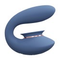Twitch 3 - Rechargeable Vibrator & Suction - Silicone - 10 Speed - Blue/Grey Innovation Twitch 3 - Rechargeable Vibrator & Suction - Silicone - 10 Speed - Blue/Grey Innovation