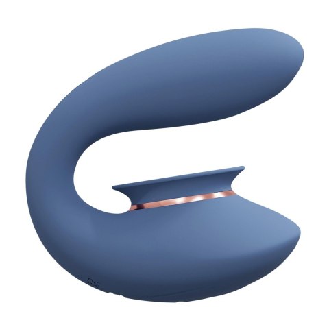 Twitch 3 - Rechargeable Vibrator & Suction - Silicone - 10 Speed - Blue/Grey Innovation Twitch 3 - Rechargeable Vibrator & Suction - Silicone - 10 Speed - Blue/Grey Innovation