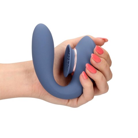 Twitch 3 - Rechargeable Vibrator & Suction - Silicone - 10 Speed - Blue/Grey Innovation Twitch 3 - Rechargeable Vibrator & Suction - Silicone - 10 Speed - Blue/Grey Innovation