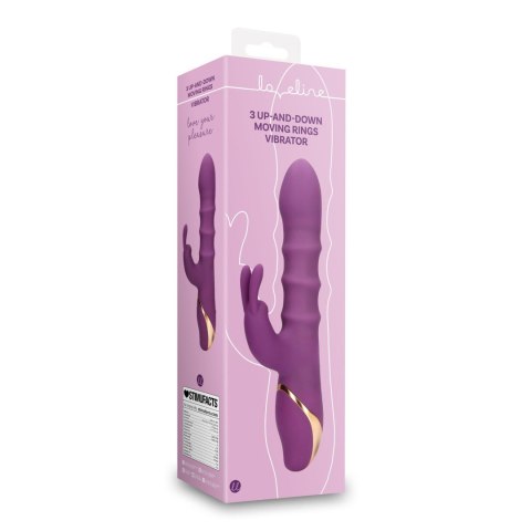 3 Up-and-Down Moving Rings Vibrator Loveline 3 Up-and-Down Moving Rings Vibrator Loveline