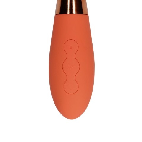 Silicone Rabbit Vibrator with Ribbed Clitoral Stimulator Loveline Silicone Rabbit Vibrator with Ribbed Clitoral Stimulator Loveline