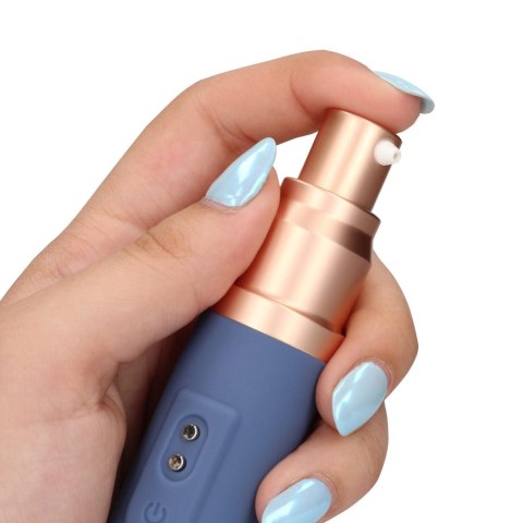 Travel Vibrator with Lube Compartment and Pump Loveline Travel Vibrator with Lube Compartment and Pump Loveline