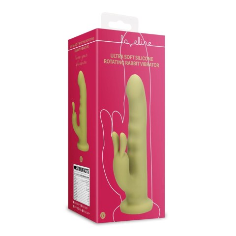 Ultra Soft Silicone Rotating Rabbit Vibrator Loveline Ultra Soft Silicone Rotating Rabbit Vibrator Loveline