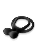 DOUBLE COCKRING BLACK GLAMY DOUBLE COCKRING BLACK GLAMY