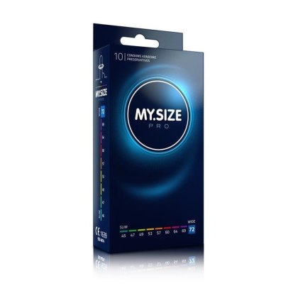 MY.SIZE PRO 72 - prezerwatywy 72 mm, 10 szt.