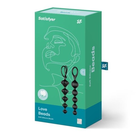 Zestaw - Satisfyer Love Beads (set of 2) (Black) Satisfyer Zestaw - Satisfyer Love Beads (set of 2) (Black) Satisfyer