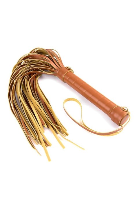 BLAZE ELITE FLOGGER COGNAC VEGAN LEATHER Dream Toys BLAZE ELITE FLOGGER COGNAC VEGAN LEATHER Dream Toys