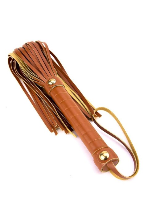 BLAZE ELITE FLOGGER COGNAC VEGAN LEATHER Dream Toys BLAZE ELITE FLOGGER COGNAC VEGAN LEATHER Dream Toys