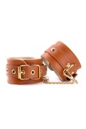 BLAZE ELITE HAND CUFFS COGNAC VEGAN LEATHER Dream Toys BLAZE ELITE HAND CUFFS COGNAC VEGAN LEATHER Dream Toys