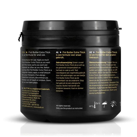 BUTTR - Fisting Gel Extra Thick - 500 ml Buttr BUTTR - Fisting Gel Extra Thick - 500 ml Buttr