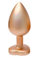 GLEAMING LOVE MATTE GOLD PLUG LARGE Dream Toys GLEAMING LOVE MATTE GOLD PLUG LARGE Dream Toys