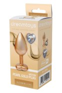 GLEAMING LOVE MATTE GOLD PLUG MEDIUM Dream Toys GLEAMING LOVE MATTE GOLD PLUG MEDIUM Dream Toys